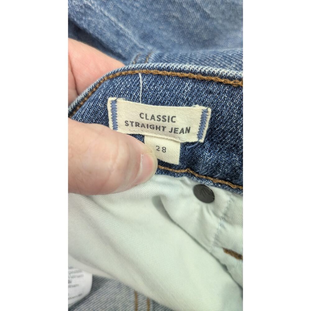 Madewell Jeans Womens classic Straight 28x25 medium wash - Picture 5 of 5